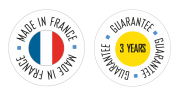Made in france - guarantee 3 years