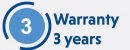 warranty 3 years