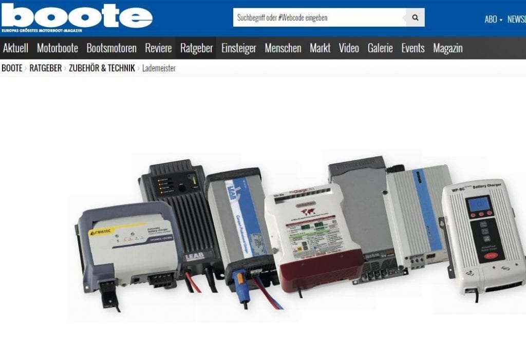 2016-09 - Boote - battery chargers