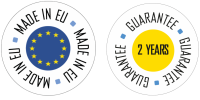 Guarantee 2 years - made in EU detoure