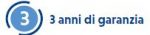3 anni di garanzia